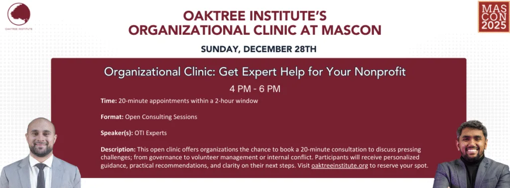 Oaktree Institute at MAS CON