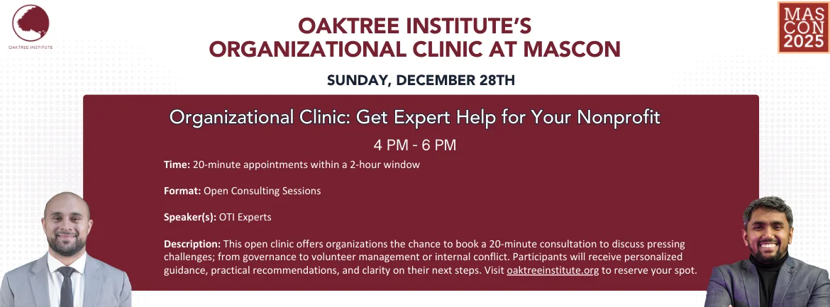 Oaktree Institute at MAS CON